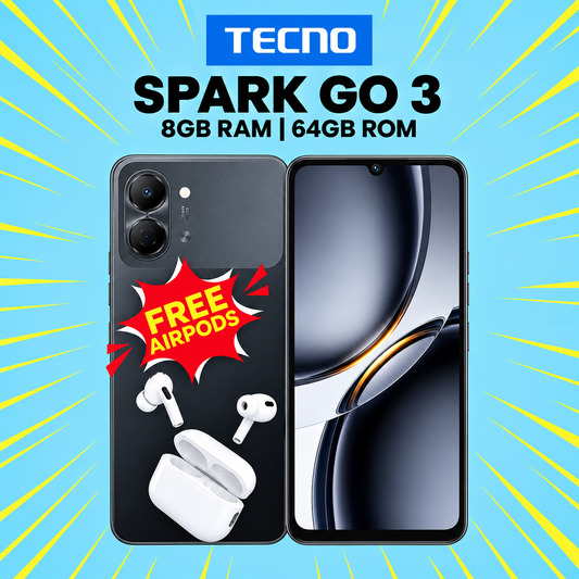 TECNO SPARK GO3  8GB-64GB ⚡️NO ADVANCE ONLY FIRST INSTALMENT 💥